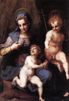 安德烈 德爾 薩托 Madonna and Child with the Young St John